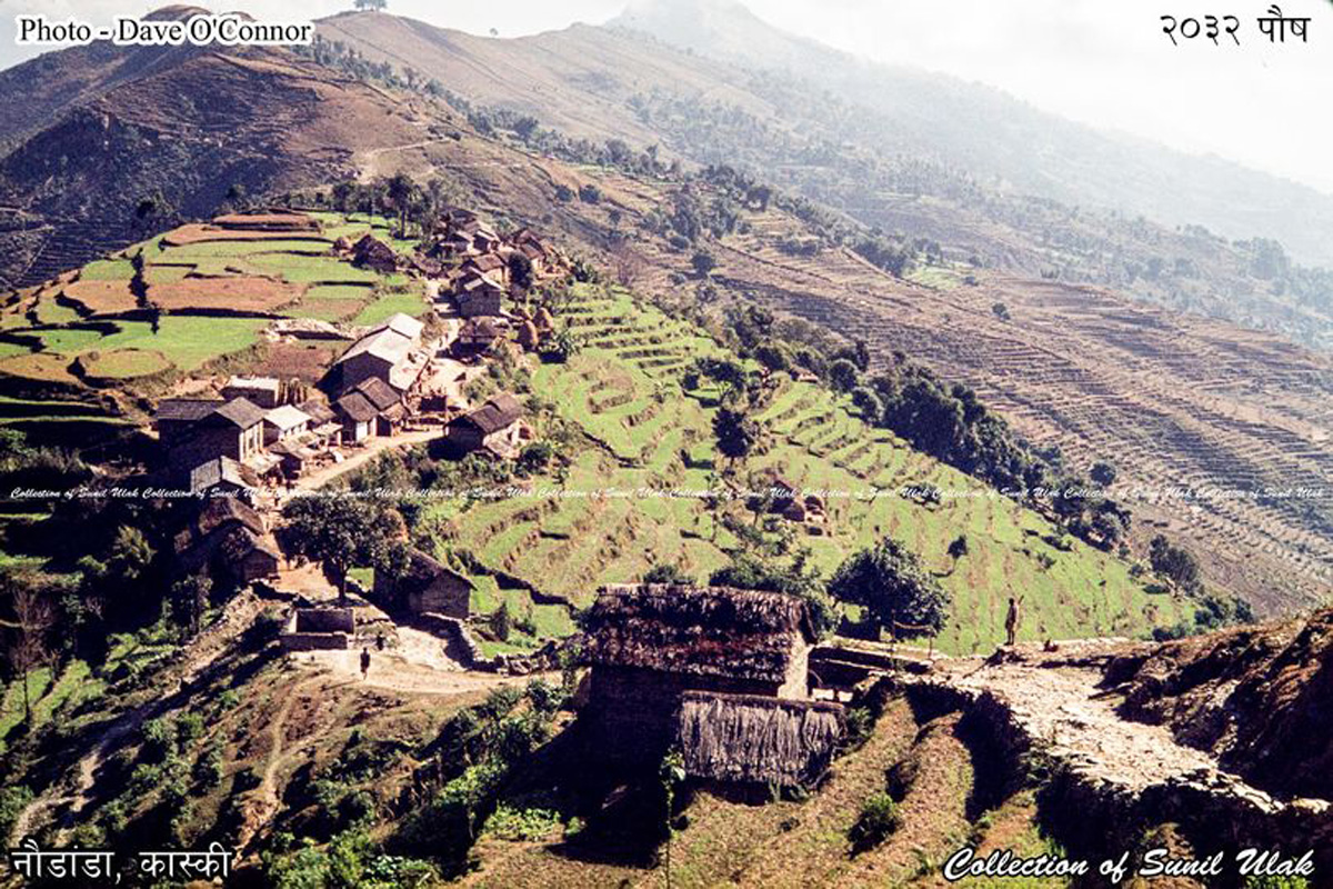 पोखरासंग बागलुङ जोडिने सडक तयार भएपछि कायापलट भएको कास्की नौंडाँडा 